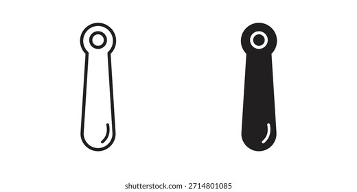 Paquete de iconos de calzador. Elemento de diseño de icono de Vector plano.