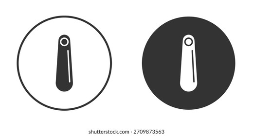 Paquete de signos de icono de calzador. Símbolos de Vector para Diseños gráficos
