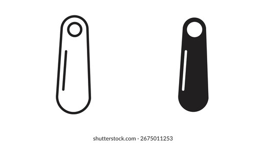 Design de vetor de ícone Shoehorn, perfeito para designs de interface de usuário de site