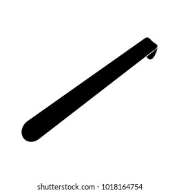 shoehorn icon, vector illustration