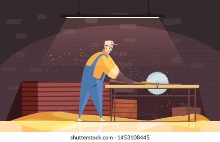 Shoemaker background with manual labor and equipment symbols flat vector illustration