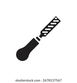 Shoemaker Rasp Filled Icon Vector Illustration