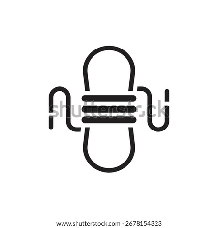 Shoemaker Shoe Laces Filled Icon Vector Illustration