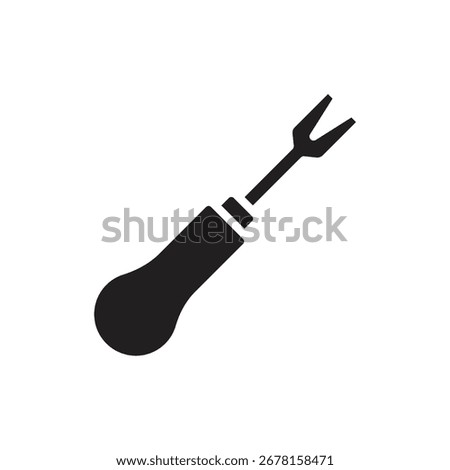 Shoemaker Tack Lifter Filled Icon Vector Illustration