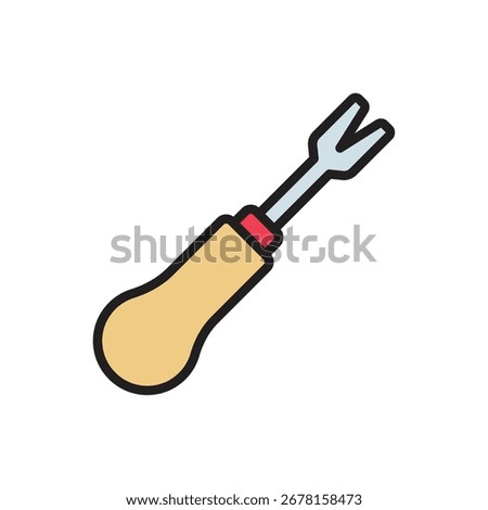 Shoemaker Tack Lifter Icon Vector Illustration