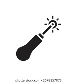 Shoemaker Tracing Wheel Filled Icon Vector Illustration