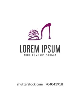 shoes accessories logo. design concept template