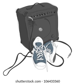 Shoes and Amplifier