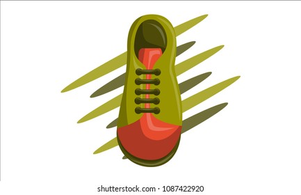 Shoes Back To School Template Vector