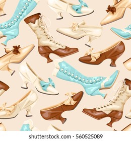 Shoes and boots seamless