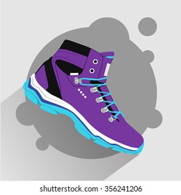 shoes. boots. vector illustration