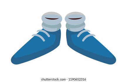 Shoes cartoon isolated