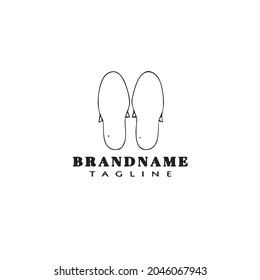 shoes cartoon logo icon design template modern vector