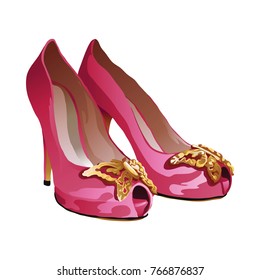 Shoes cartoon. Vector illustration