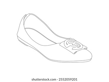 Shoes clipart, Ladies shoes outline, sketch, outline illustration, vector drawing. Shoes isolated on white background, vector illustration. Line art, women shoes.