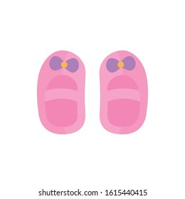 shoes clothes baby isolated icon vector illustration design