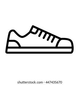 Shoes clothes icon vector