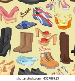 Shoes color pattern