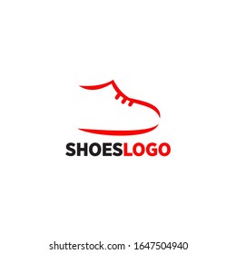 Shoes company icon logo design vector illustration template