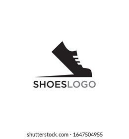 Shoes company icon logo design vector illustration template