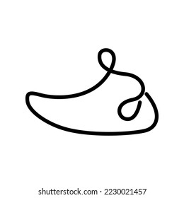  Schuhe, kontinuierliche Linien, Vektorgrafiken und Grafiken