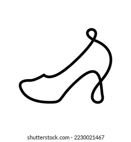  shoes continuous line drawing vectors and graphics