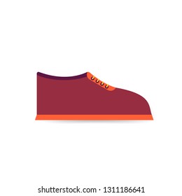 Shoes design.  Running shoes. Vector illustration.  Colored sneakers. Sport shoes.