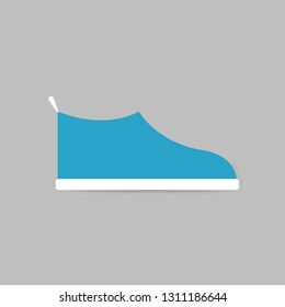 Shoes design.  Running shoes. Vector illustration.  Colored sneakers. Sport shoes.