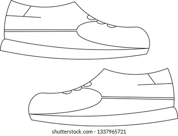 Shoes Design Vector - Shutterstock ID 1337965721