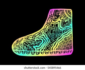 shoes doodle style