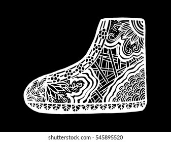 shoes doodle style