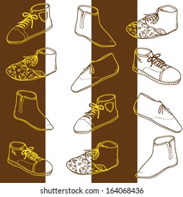 Shoes Doodle Wallpaper