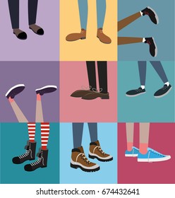 Shoes and feet