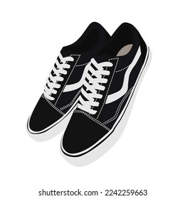 Shoes Flat Vector Image and Illustration