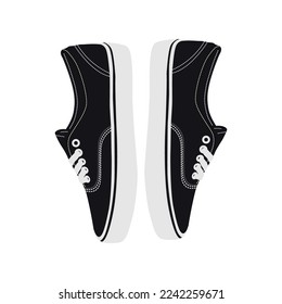 Shoes Flat Vector Image and Illustration