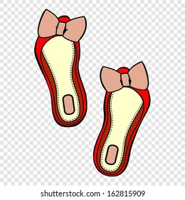Shoes of flowers 