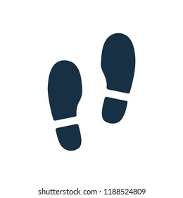 shoes foot step icon