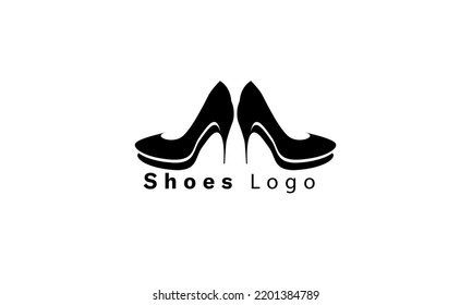 Shoes Footwear Heel vector logo design