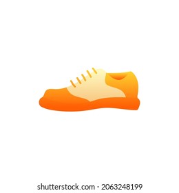 Shoes, footwear icon in gradient color style, isolated on white background 