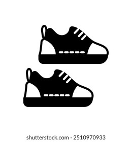 Shoes Glyph Icon, Vector illustration