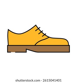 shoes for groom line icon vector. shoes for groom sign. isolated symbol illustration