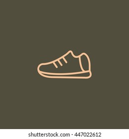 Shoes icon, 