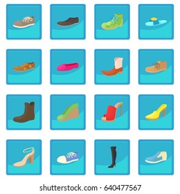 Shoes icon blue app for any design vector illustration