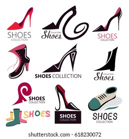 Shoes Icon Collection (Vector Art)