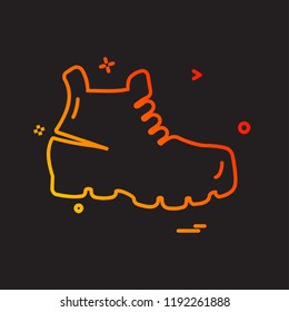 Shoes icon design vector