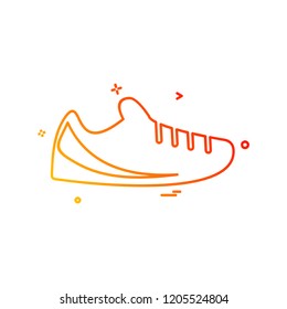 Shoes icon design vector
