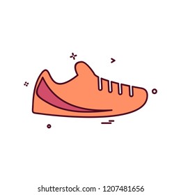 Shoes icon design vector