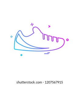 Shoes icon design vector