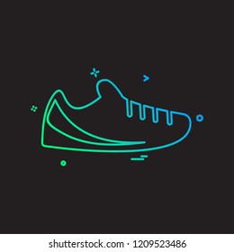 Shoes icon design vector