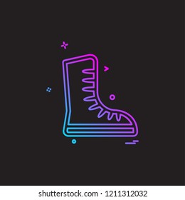Shoes icon design vector